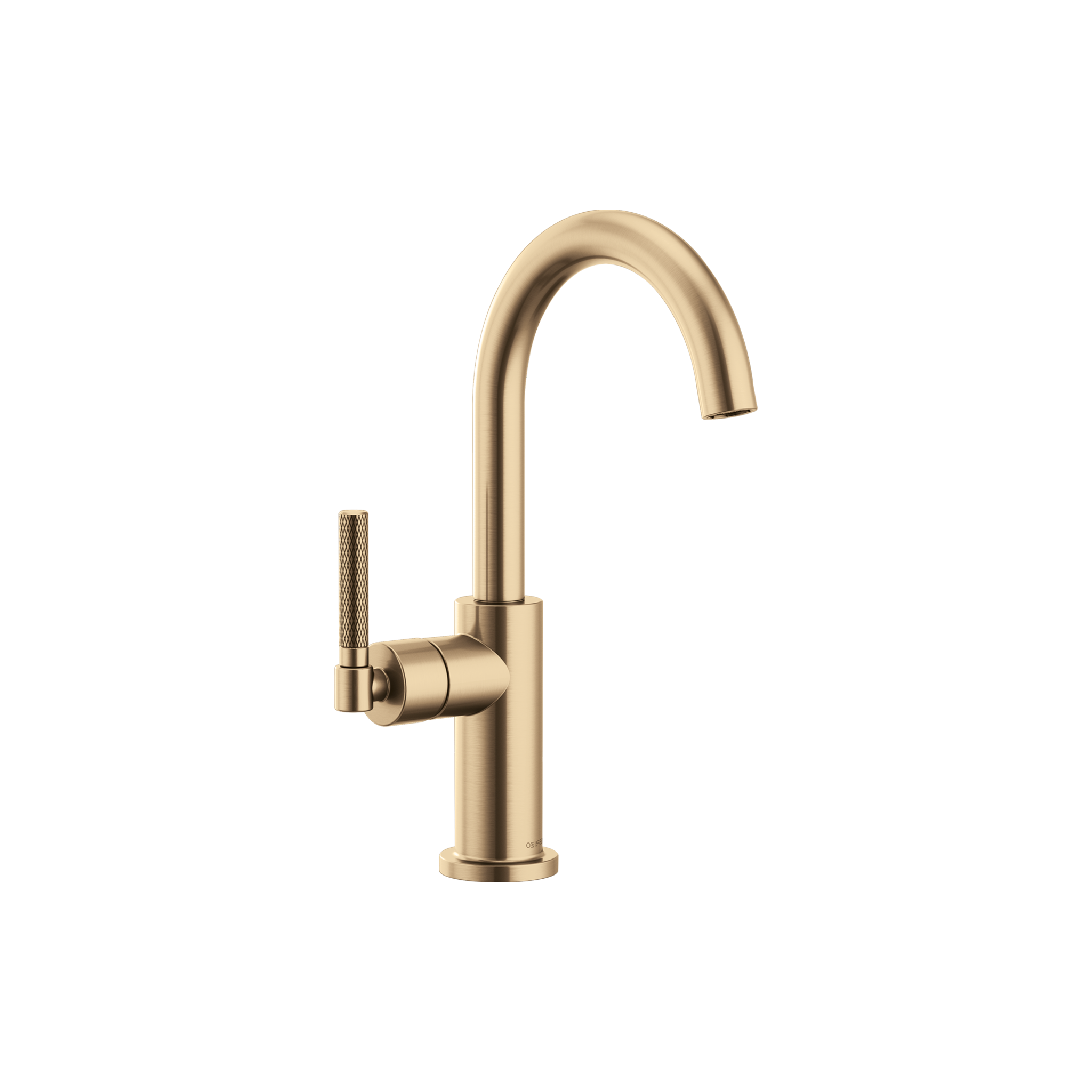 LITZE® BAR FAUCET WITH ARC SPOUT AND KNURLED HANDLE - robinsonco.ca