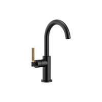 LITZE® BAR FAUCET WITH ARC SPOUT AND KNURLED HANDLE - robinsonco.ca