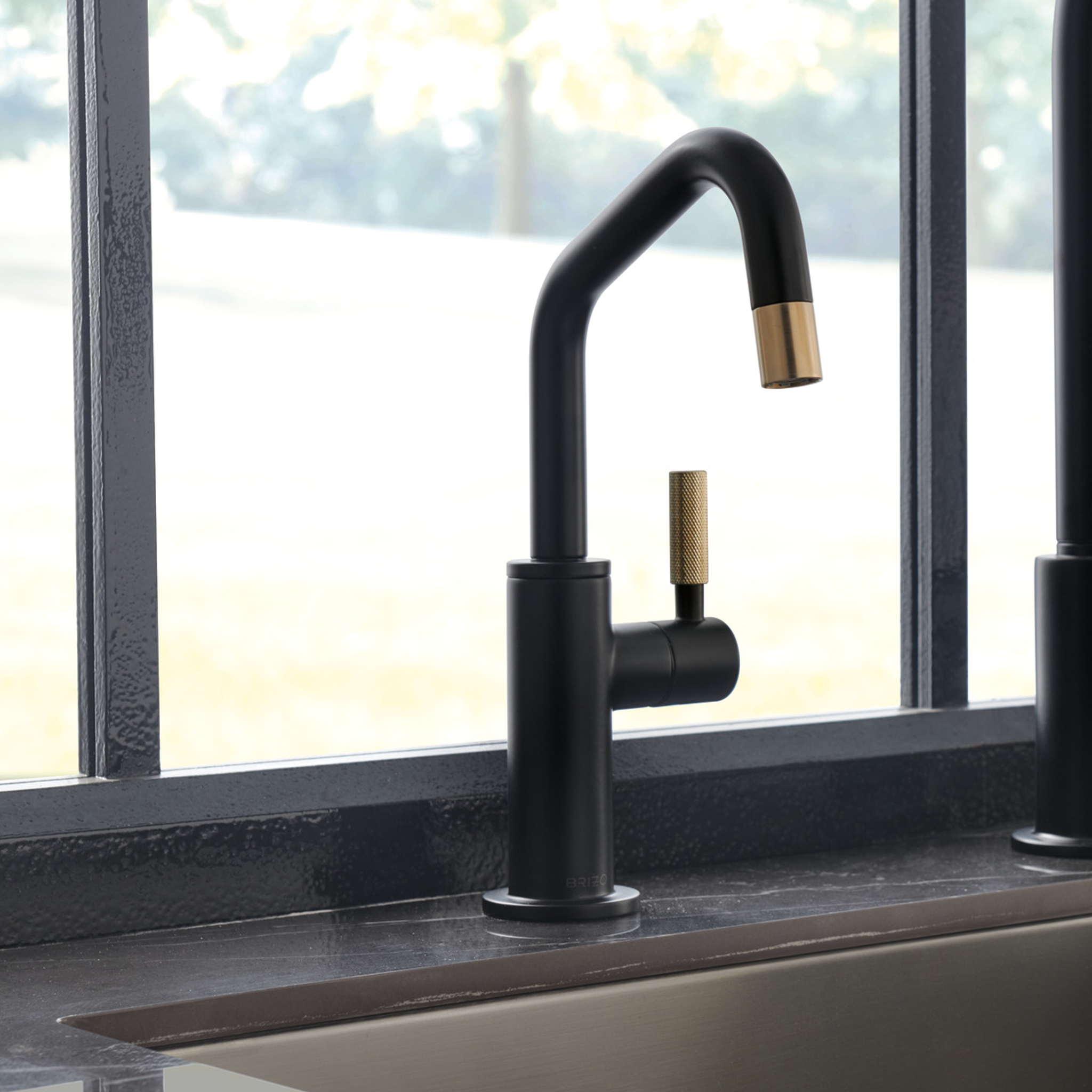 LITZE® BEVERAGE FAUCET WITH ANGLED SPOUT AND KNURLED HANDLE - robinsonco.ca
