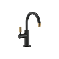 LITZE® BEVERAGE FAUCET WITH ARC SPOUT AND KNURLED HANDLE - robinsonco.ca