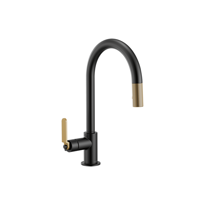 LITZE® PULL-DOWN FAUCET WITH ARC SPOUT AND INDUSTRIAL HANDLE