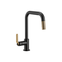 LITZE® PULL-DOWN FAUCET WITH SQUARE SPOUT AND INDUSTRIAL HANDLE - robinsonco.ca