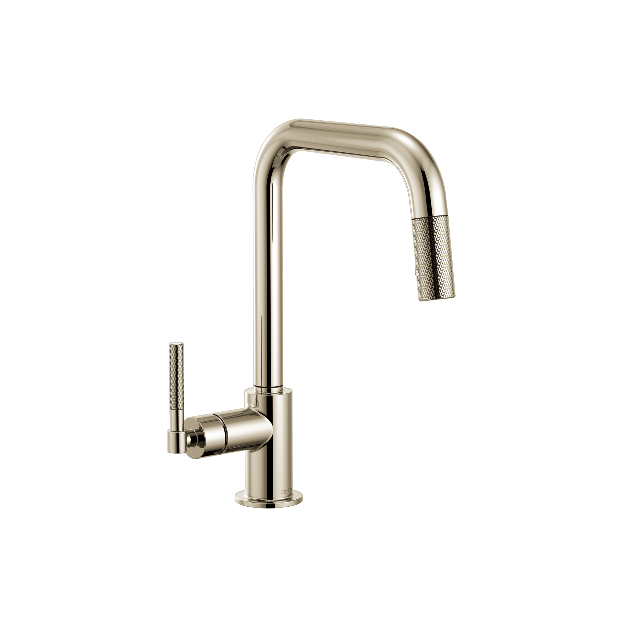 LITZE® PULL-DOWN FAUCET WITH SQUARE SPOUT AND KNURLED HANDLE - robinsonco.ca