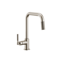 LITZE® PULL-DOWN FAUCET WITH SQUARE SPOUT AND KNURLED HANDLE - robinsonco.ca