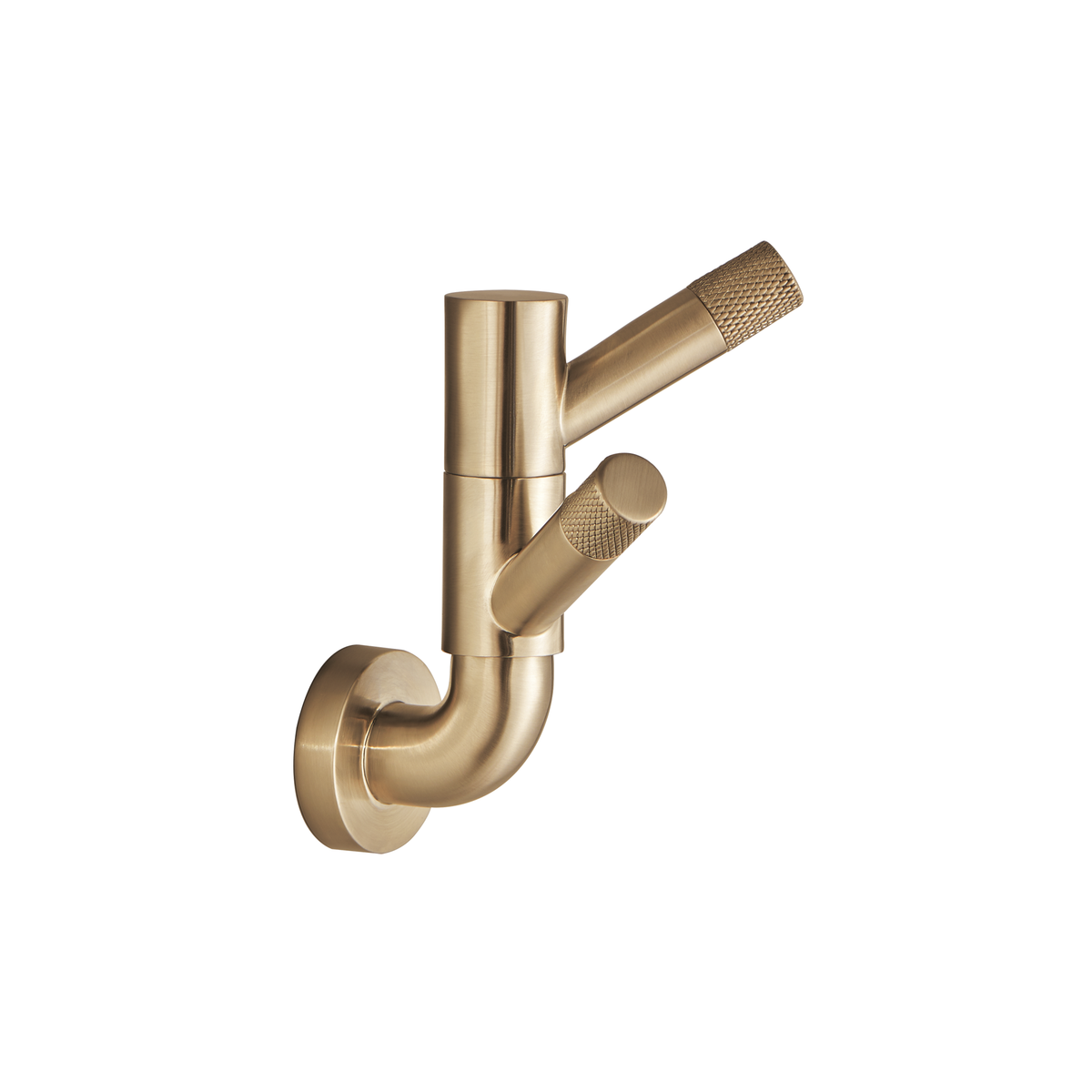 LITZE® ROTATING DOUBLE ROBE HOOK WITH KNURLING - robinsonco.ca