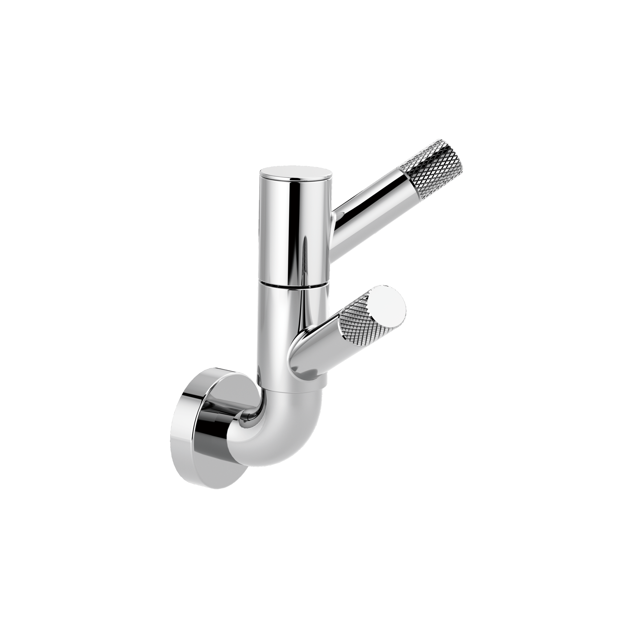 LITZE® ROTATING DOUBLE ROBE HOOK WITH KNURLING - robinsonco.ca