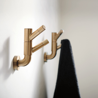 LITZE® ROTATING DOUBLE ROBE HOOK WITH KNURLING - robinsonco.ca