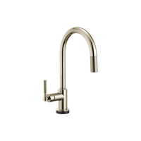 LITZE® SMARTTOUCH® PULL-DOWN FAUCET WITH ARC SPOUT AND KNURLED HANDLE - robinsonco.ca