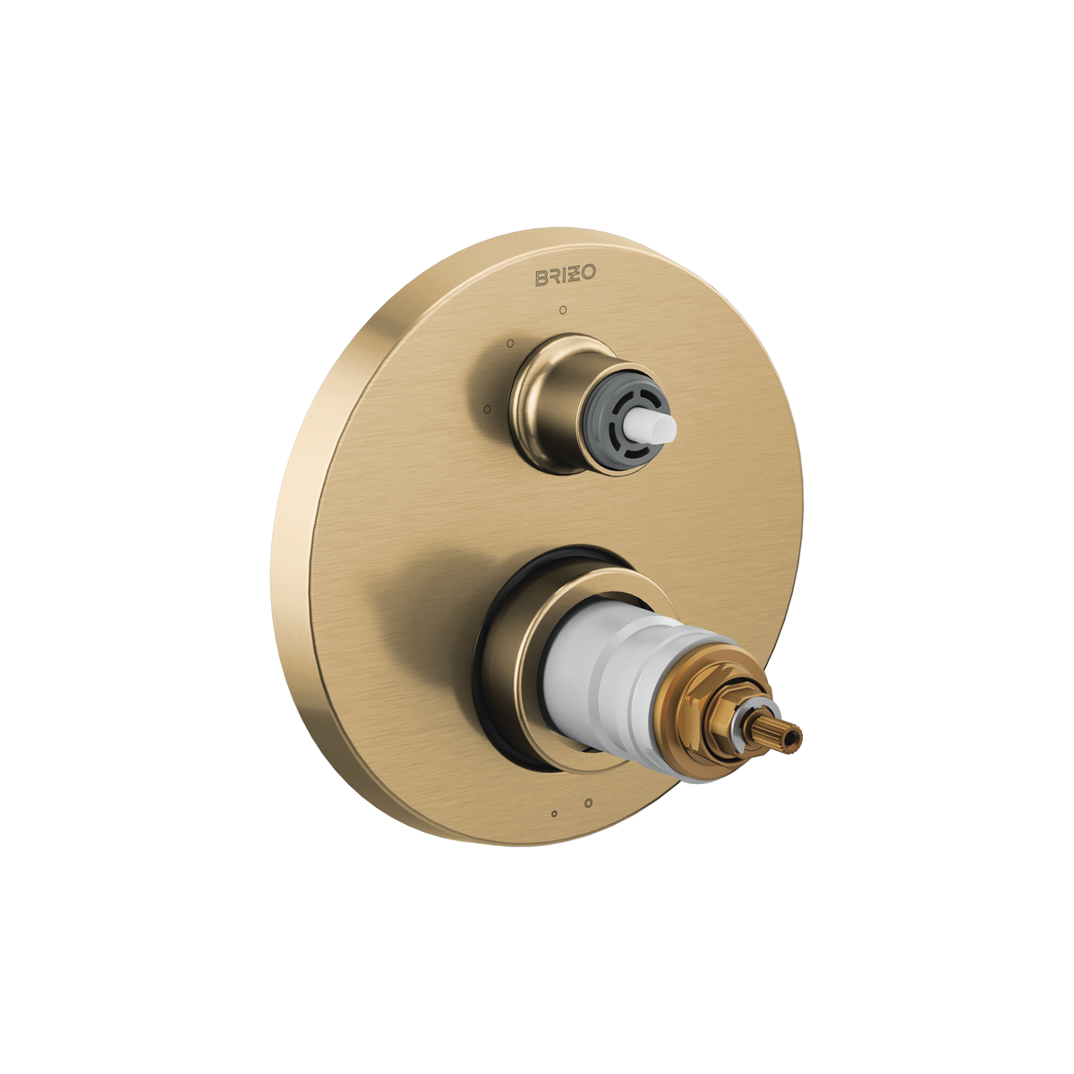 LITZE® TEMPASSURE® THERMOSTATIC VALVE WITH 3-FUNCTION DIVERTER TRIM - LESS HANDLES - robinsonco.ca