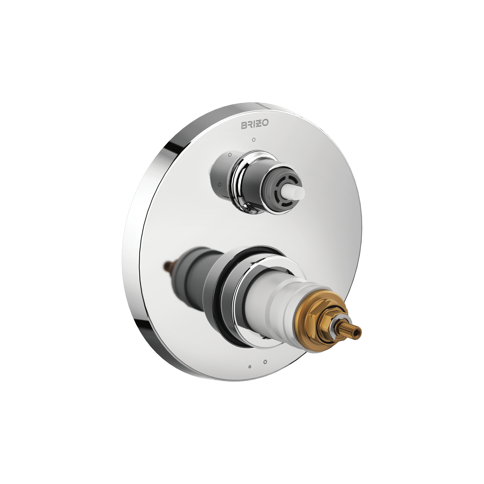 LITZE® TEMPASSURE® THERMOSTATIC VALVE WITH 3-FUNCTION DIVERTER TRIM - LESS HANDLES - robinsonco.ca