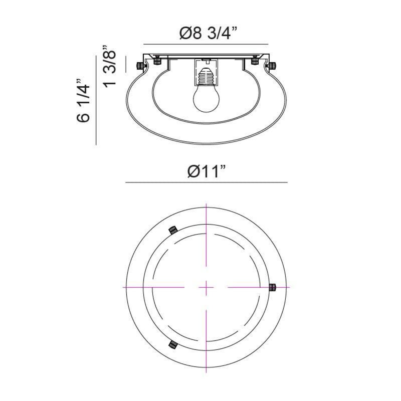 CASPIAN LED FLUSH MOUNT (MULTIPLE SIZES) - robinsonco.ca