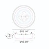 MILIA 1-LIGHT LED FLUSH MOUNT (MULTIPLE SIZES) - robinsonco.ca