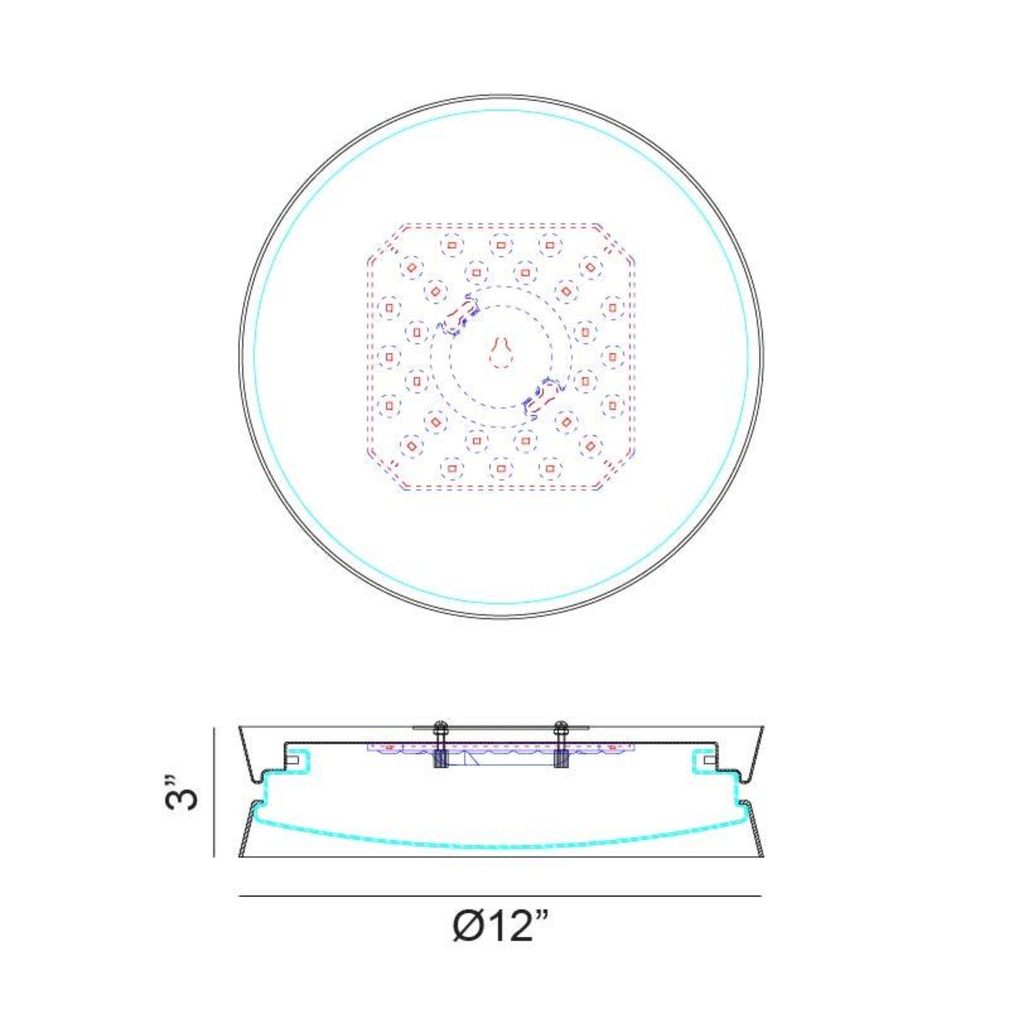 GREYSON 1-LIGHT LED FLUSH MOUNT (MULTIPLE SIZES) - robinsonco.ca