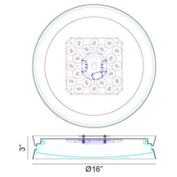 GREYSON 1-LIGHT LED FLUSH MOUNT (MULTIPLE SIZES) - robinsonco.ca