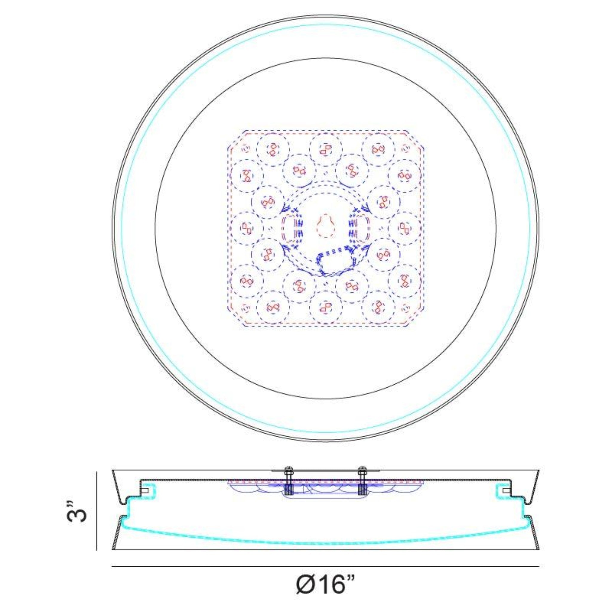 GREYSON 1-LIGHT LED FLUSH MOUNT (MULTIPLE SIZES) - robinsonco.ca
