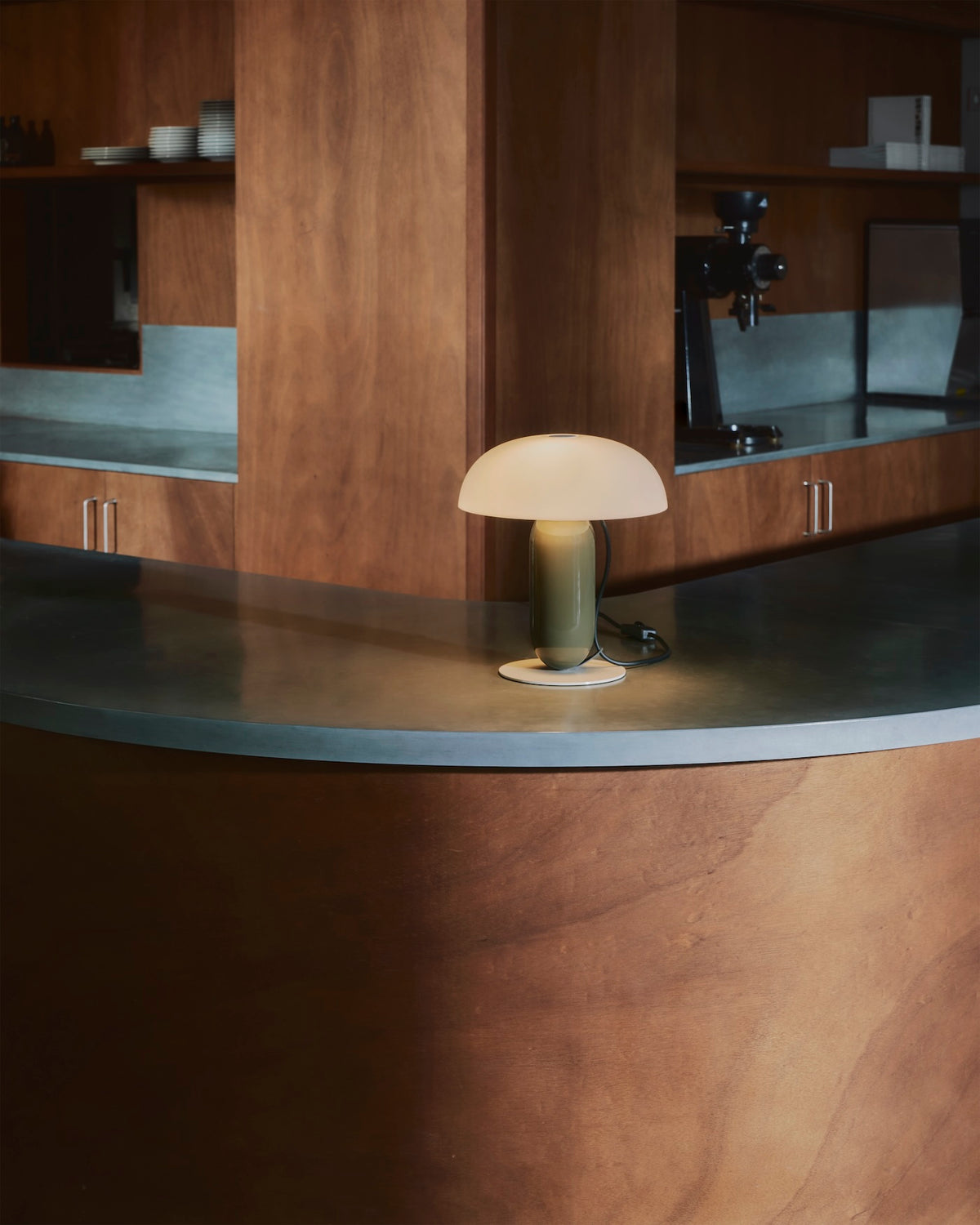 Marset Gambosa Table lamp in Opal Brown Grey