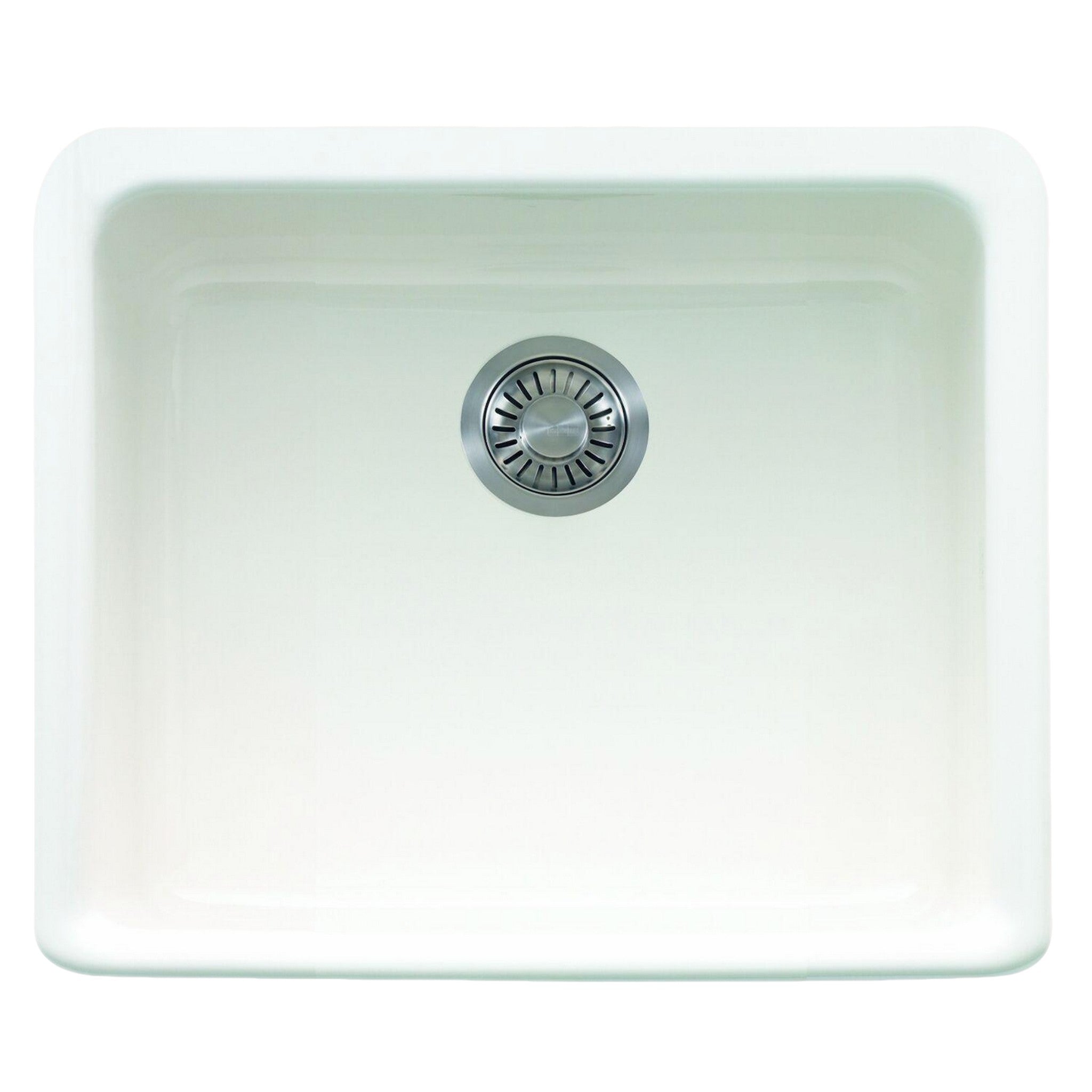 MANOR HOUSE WHITE APRON FRONT SINGLE BOWL FIRECLAY KITCHEN SINK - robinsonco.ca