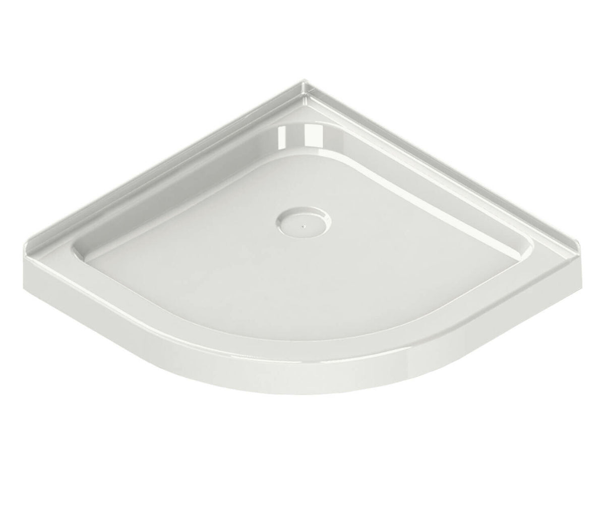 NEO-ROUND BASE 36" ACRYLIC SHOWER BASE WITH CORNER DRAIN