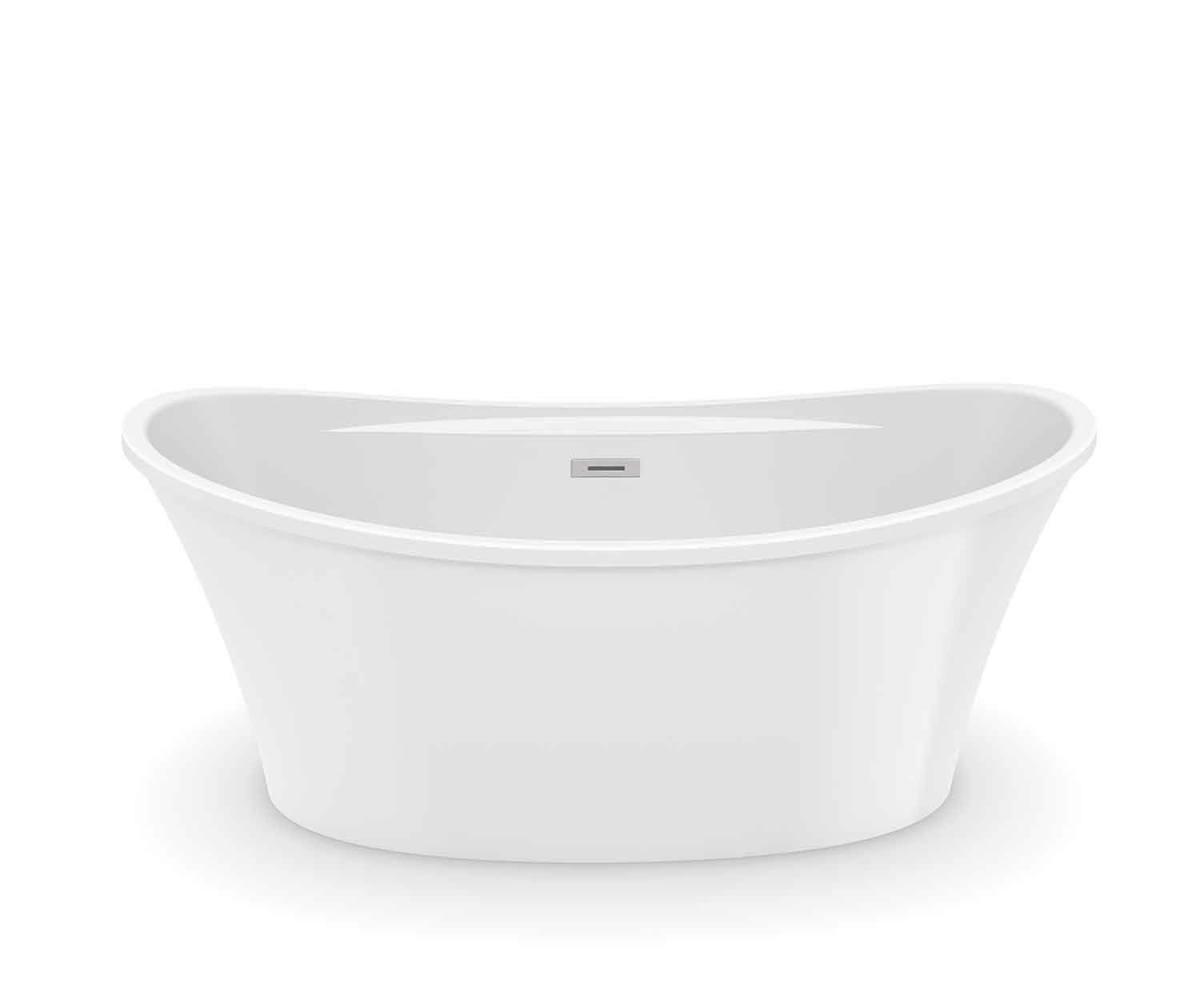 TOF-3060 AcrylX Alcove Left-Hand Drain Bathtub in White | Bathtub, Maax en