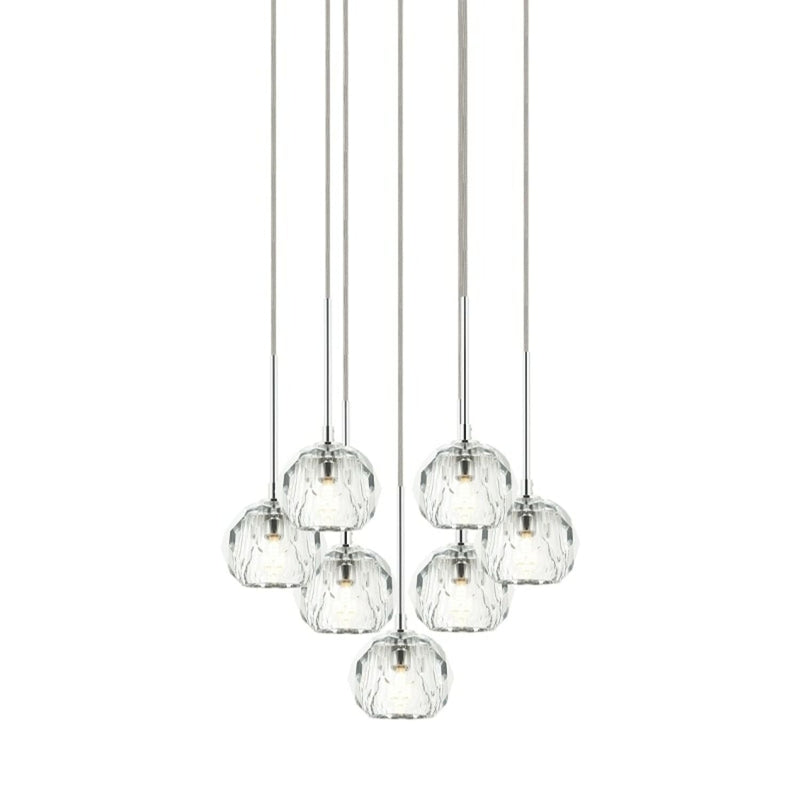 ROSA 7 LIGHT PENDANT CHANDELIER