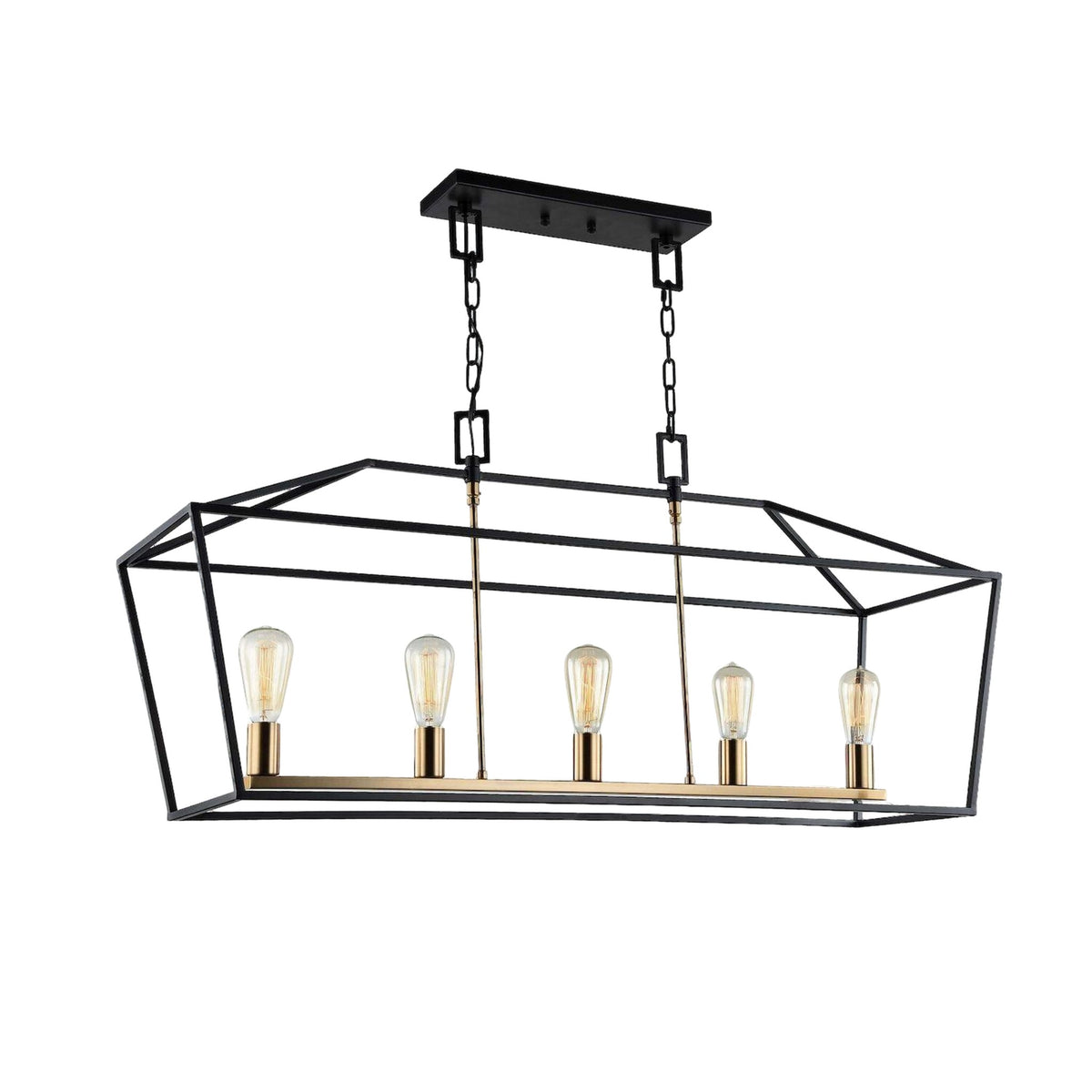 SCATOLA 5 LIGHT LINEAR CHANDELIER - robinsonco.ca