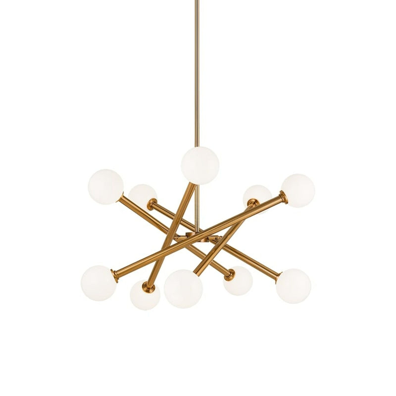 MATCHSTIX 10 LIGHT CHANDELIER