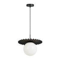 MODERN RUFF 1 LIGHT PENDANT - robinsonco.ca