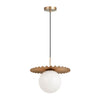 MODERN RUFF 1 LIGHT PENDANT - robinsonco.ca