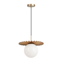 MODERN RUFF 1 LIGHT PENDANT - robinsonco.ca