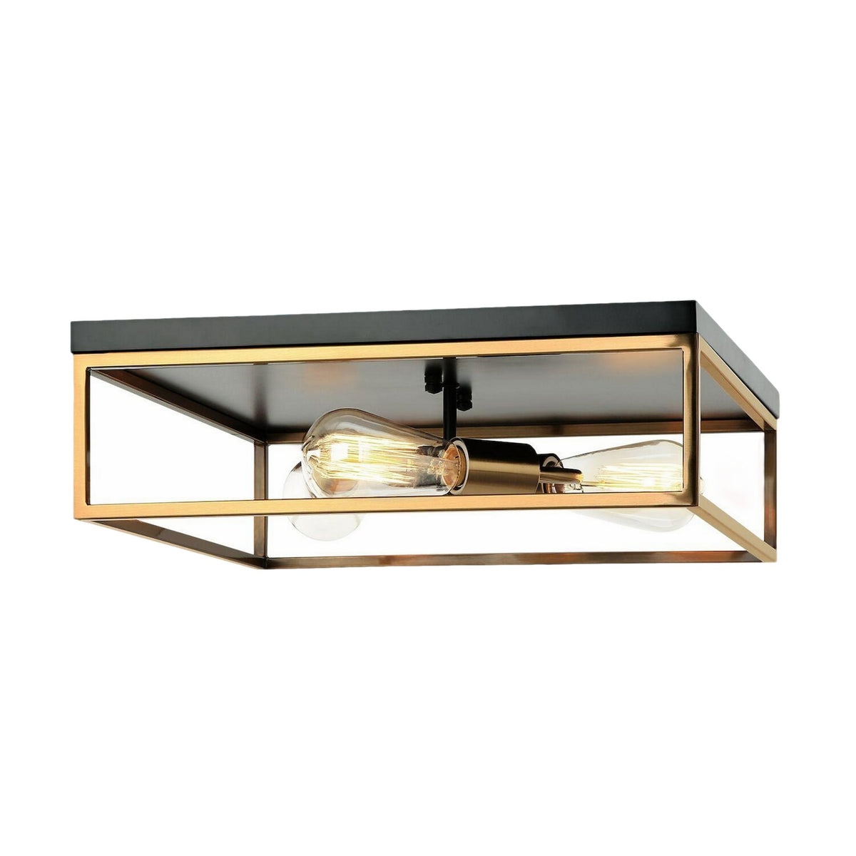 CLARKE 3 LIGHT SQUARE FLUSH MOUNT - robinsonco.ca
