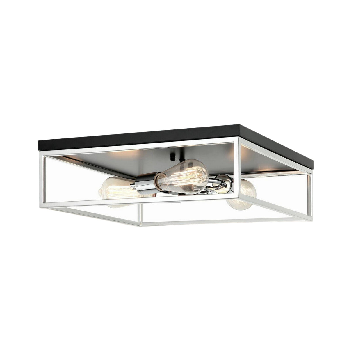 CLARKE 3 LIGHT SQUARE FLUSH MOUNT - robinsonco.ca