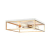 CLARKE 3 LIGHT SQUARE FLUSH MOUNT - robinsonco.ca