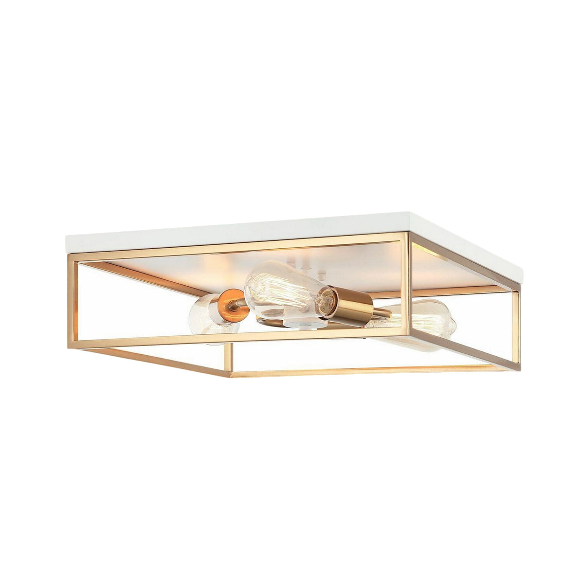 CLARKE 3 LIGHT SQUARE FLUSH MOUNT - robinsonco.ca