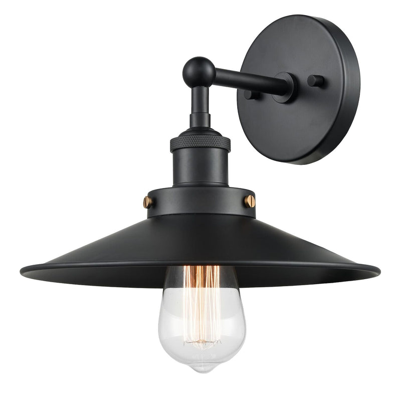 BULSTRODES WORKSHOP 1 LIGHT COOLIE SHADE WALL SCONCE