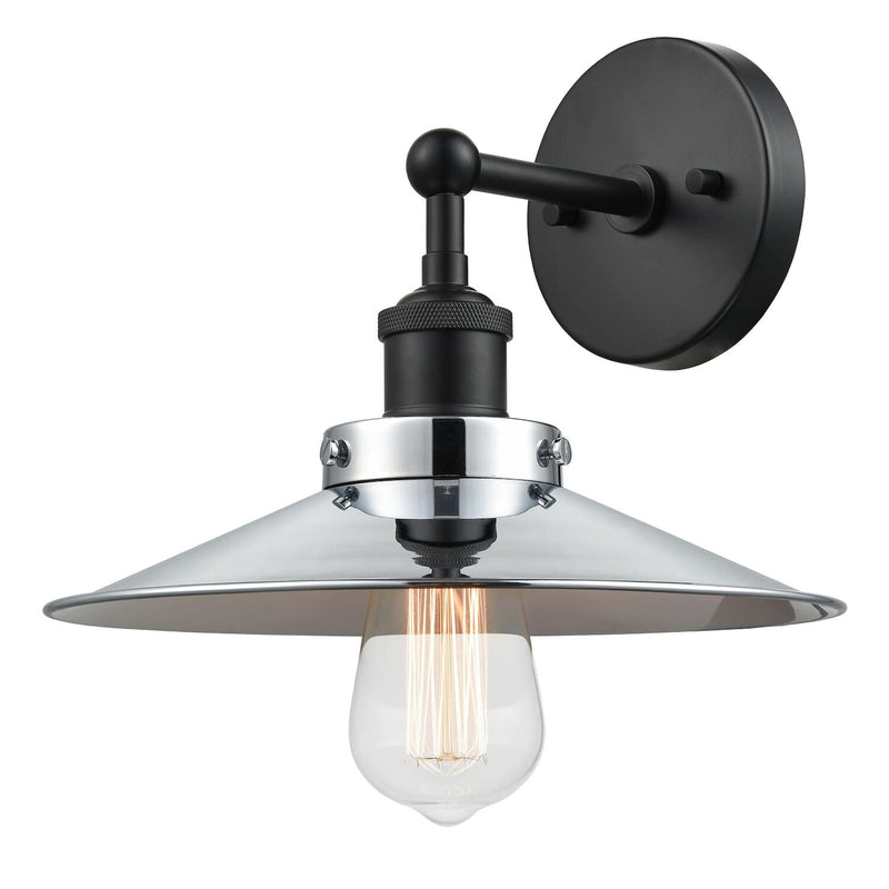 BULSTRODES WORKSHOP 1 LIGHT COOLIE SHADE WALL SCONCE - robinsonco.ca