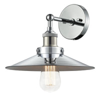 BULSTRODES WORKSHOP 1 LIGHT COOLIE SHADE WALL SCONCE - robinsonco.ca