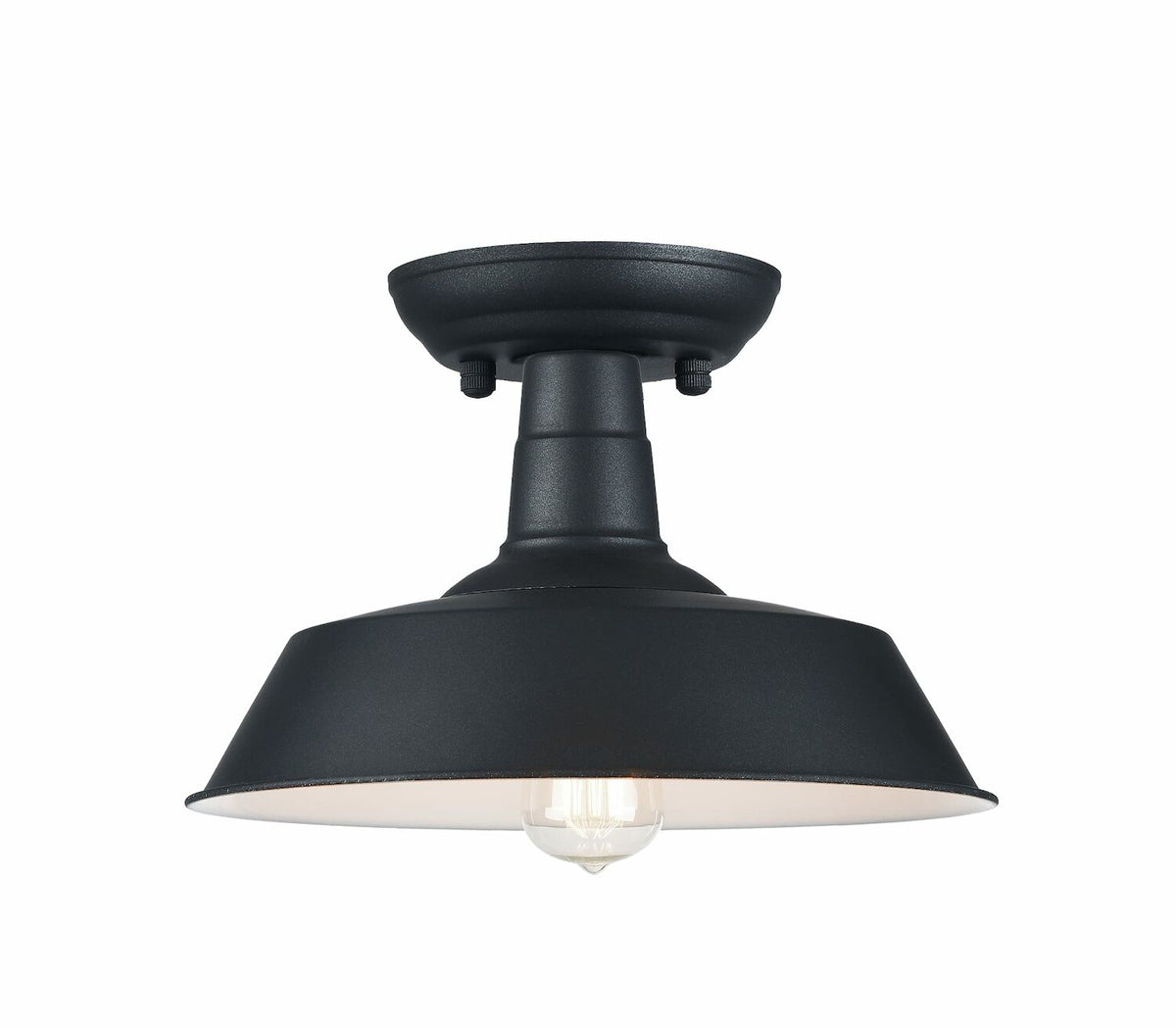 SCACCHI 1 LIGHT 10" SEMI-FLUSH MOUNT