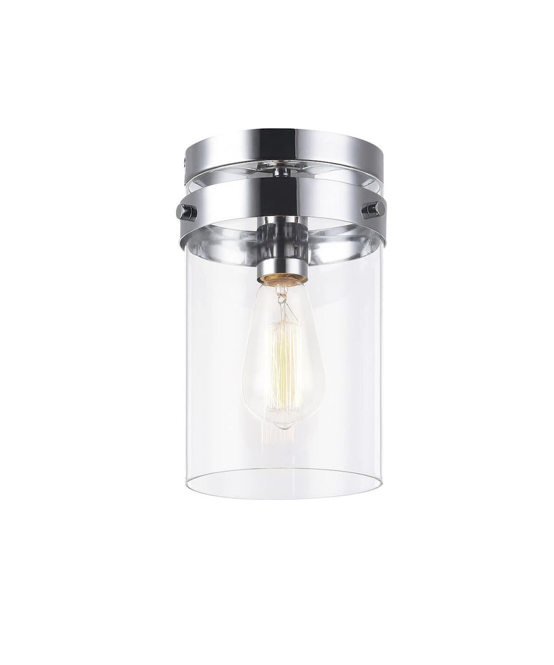 ZALE 1 LIGHT FLUSH MOUNT