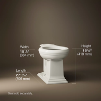 MEMOIRS ROUND-FRONT TOILET BOWL - robinsonco.ca