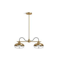 MODERN FARM 2-LIGHT LINEAR CHANDELIER - robinsonco.ca