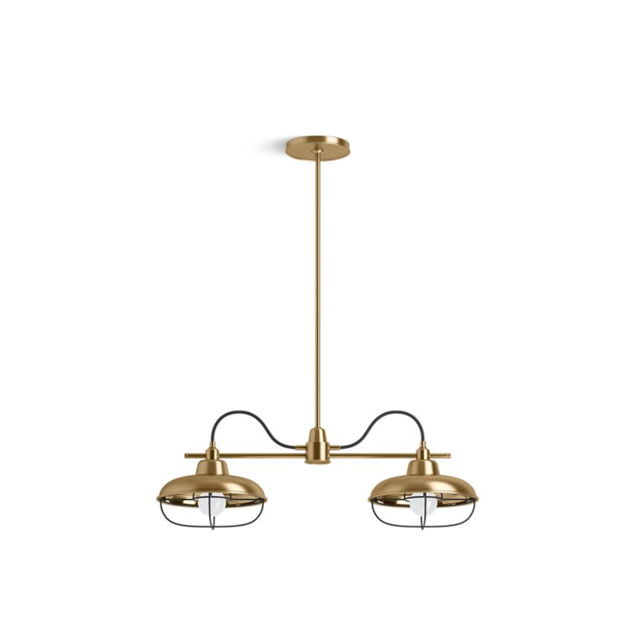 MODERN FARM 2-LIGHT LINEAR CHANDELIER - robinsonco.ca