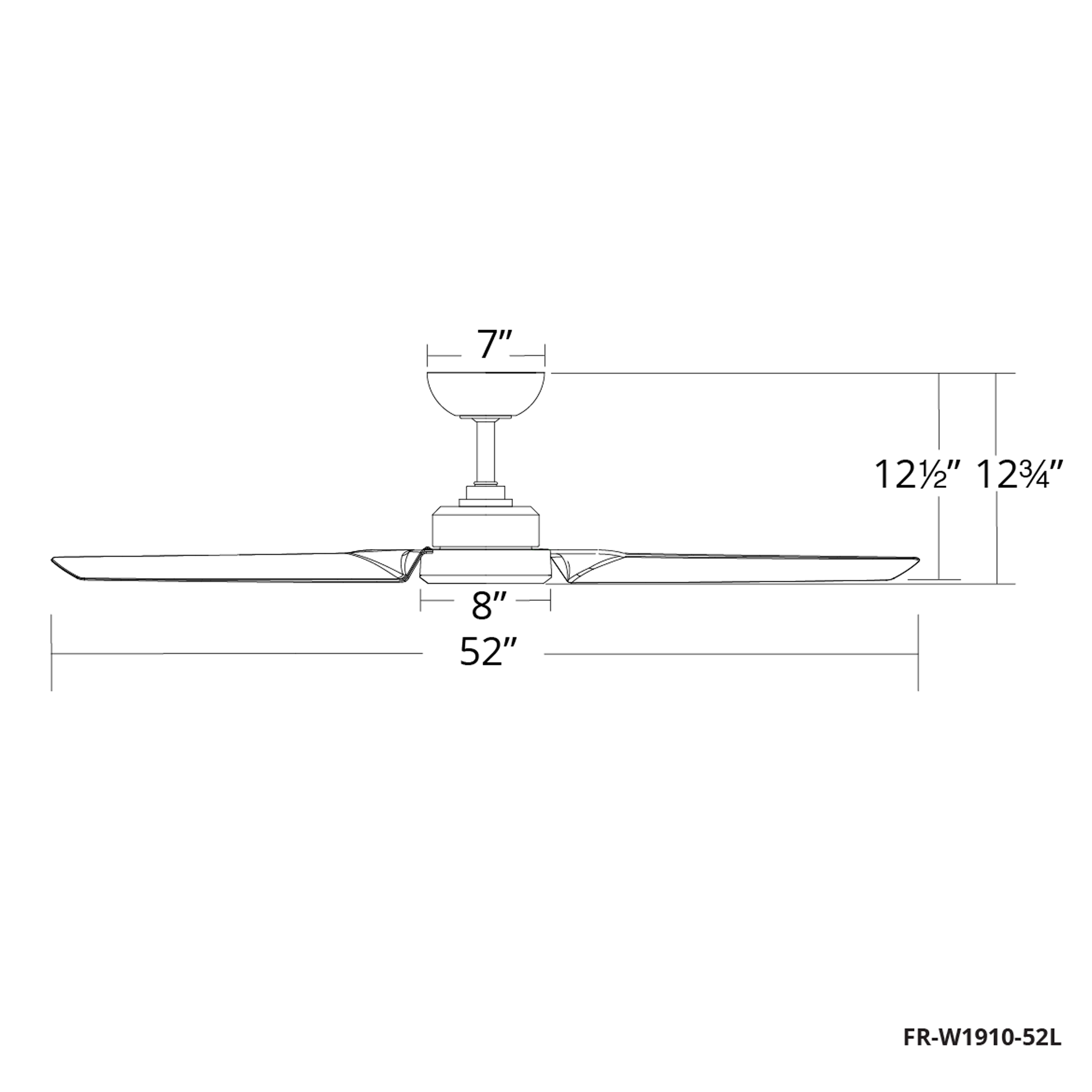 ROBOTO 52" CEILING FAN