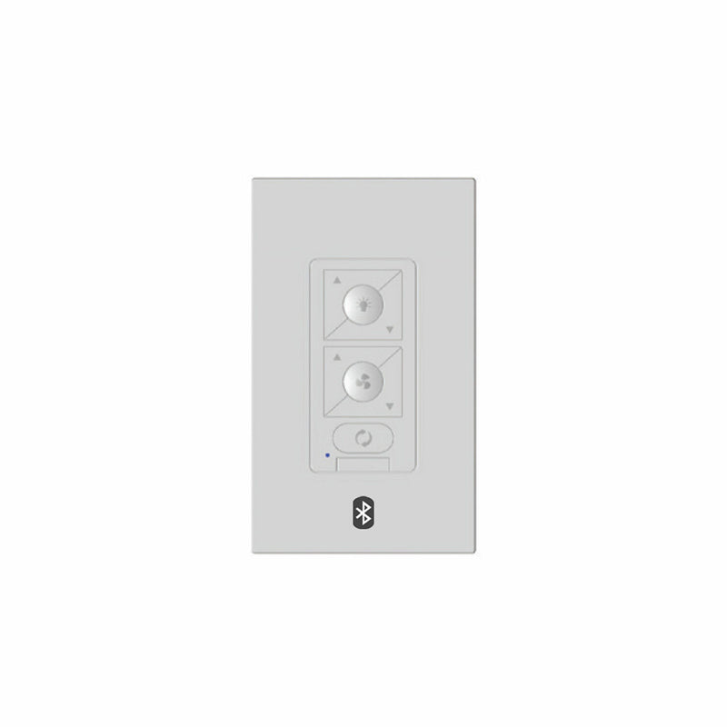 6-SPEED BLUETOOTH CEILING FAN WALL CONTROL WITH SINGLE POLE WALLPLATE