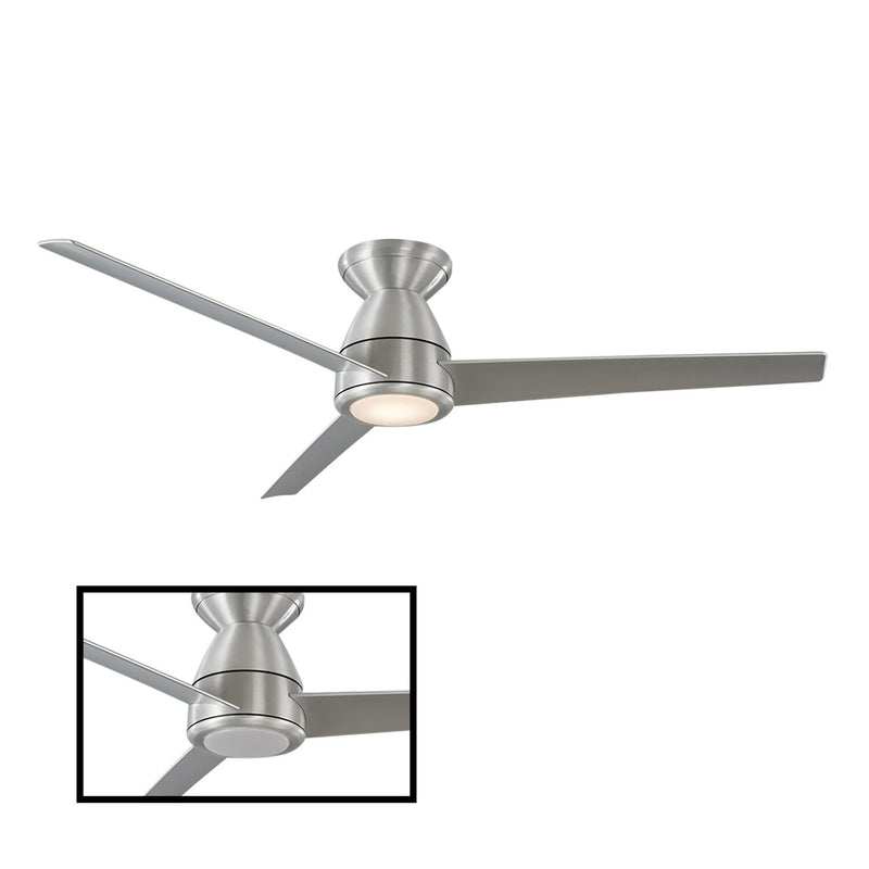 TIP TOP 52-INCH 3500K LED FLUSH MOUNT CEILING FAN
