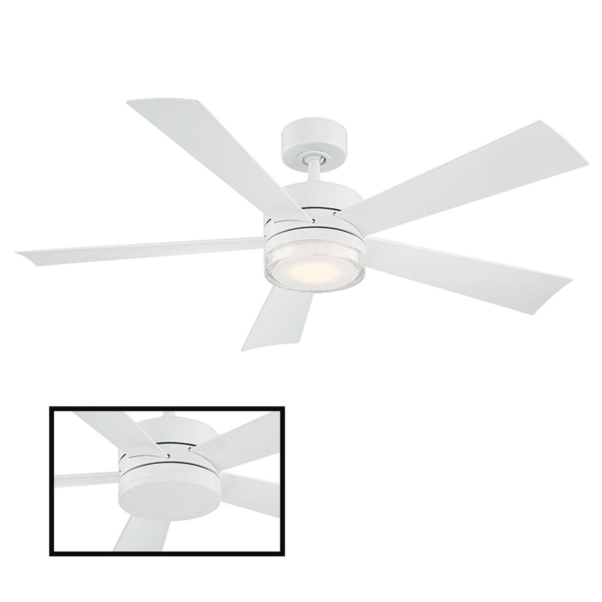 WYND 52-INCH 3000K LED CEILING FAN - robinsonco.ca