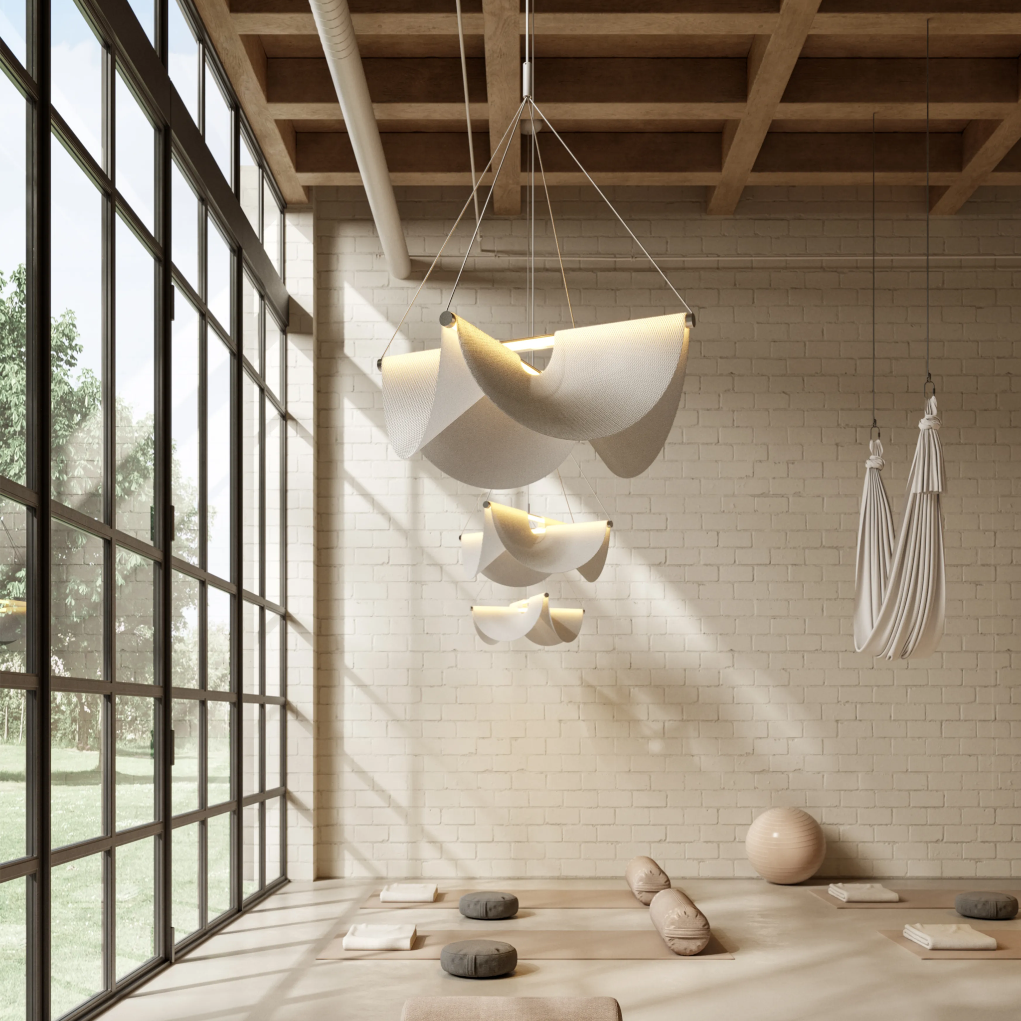 DRAPE LIGHT SUSPENSION LED LAMP