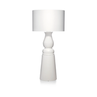 White Farooo floor light in medium size