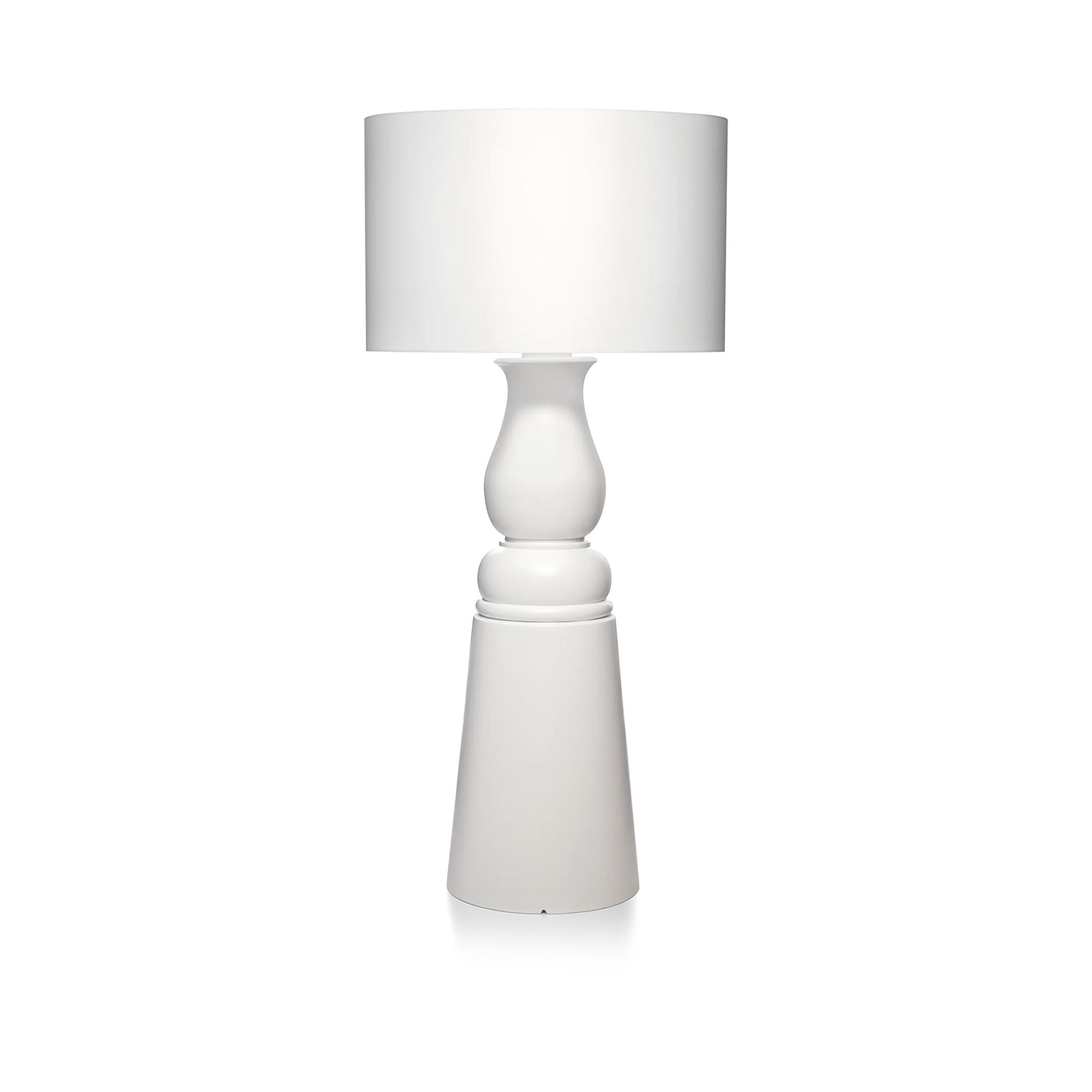 White Farooo floor light in medium size