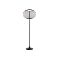Modern NR2 floor lamp by Moooi with a black-mesh shade
