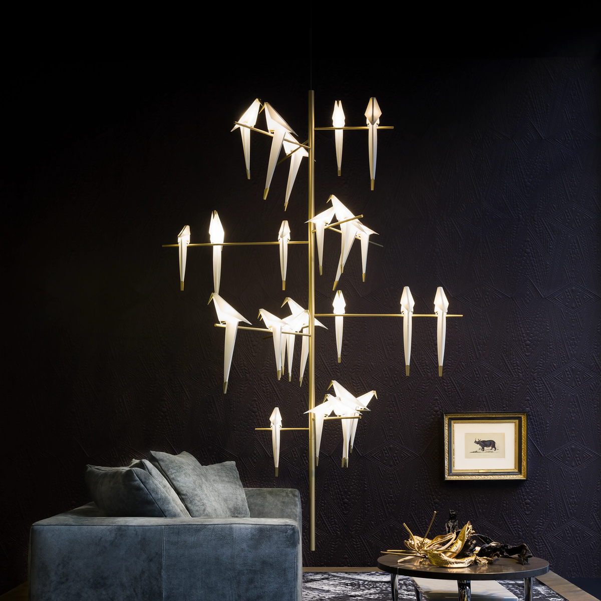 PERCH TREE LIGHT CHANDELIER